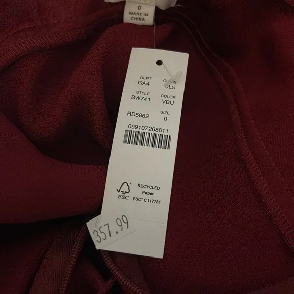 J.Crew Anna October bustier dress NWT - Picture 5 of 5